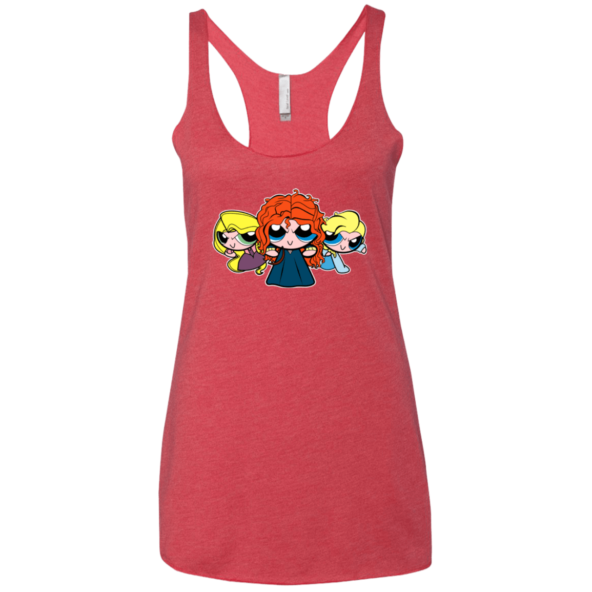 T-Shirts Vintage Red / X-Small Princess Puff Girls2 Women's Triblend Racerback Tank