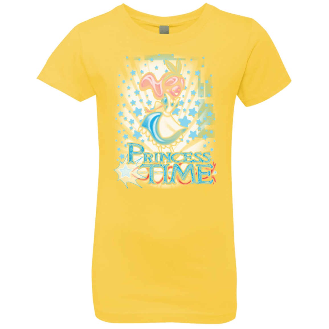 T-Shirts Vibrant Yellow / YXS Princess Time Alice Girls Premium T-Shirt