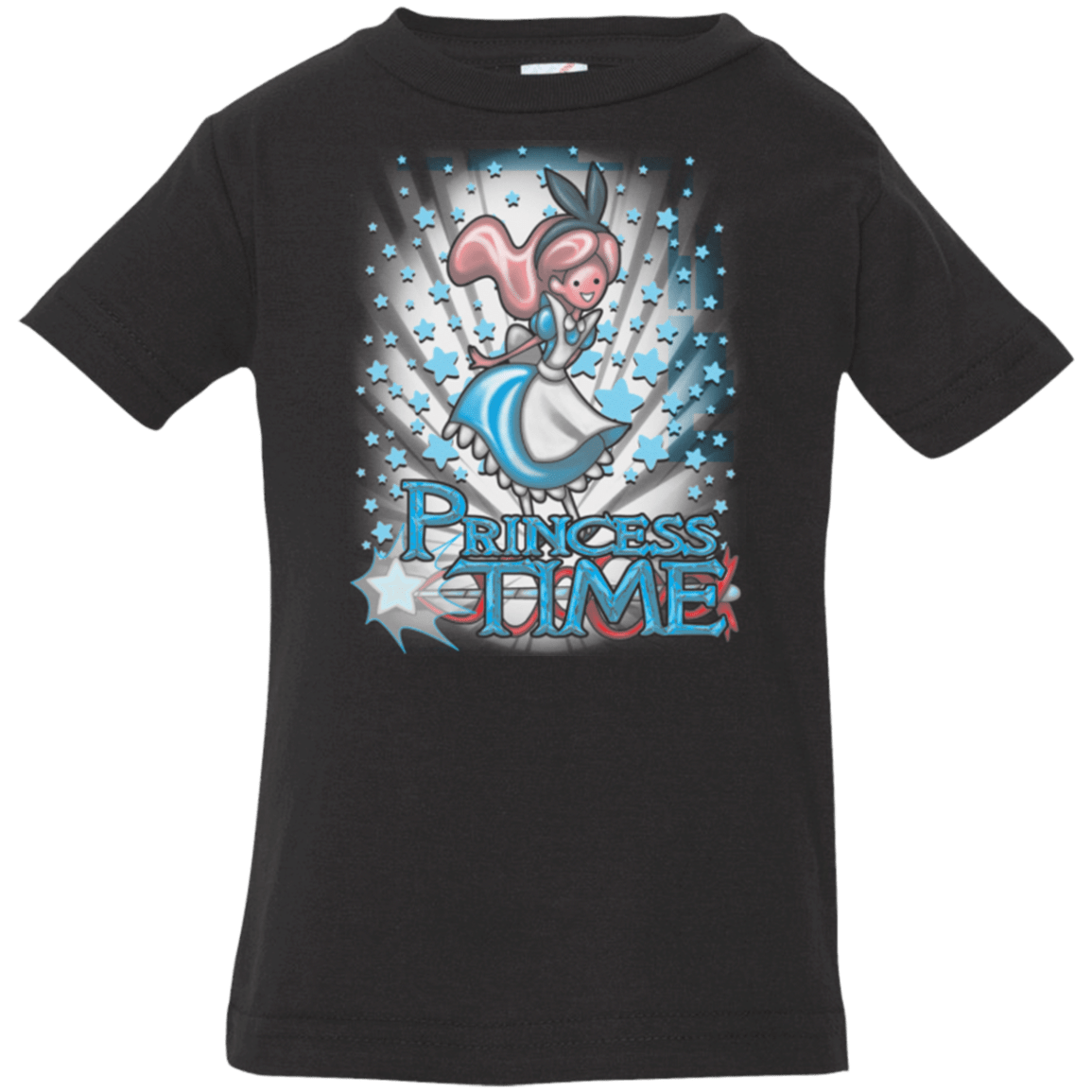 T-Shirts Black / 6 Months Princess Time Alice Infant Premium T-Shirt