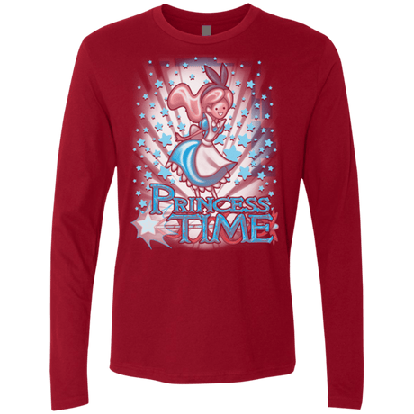 T-Shirts Cardinal / Small Princess Time Alice Men's Premium Long Sleeve