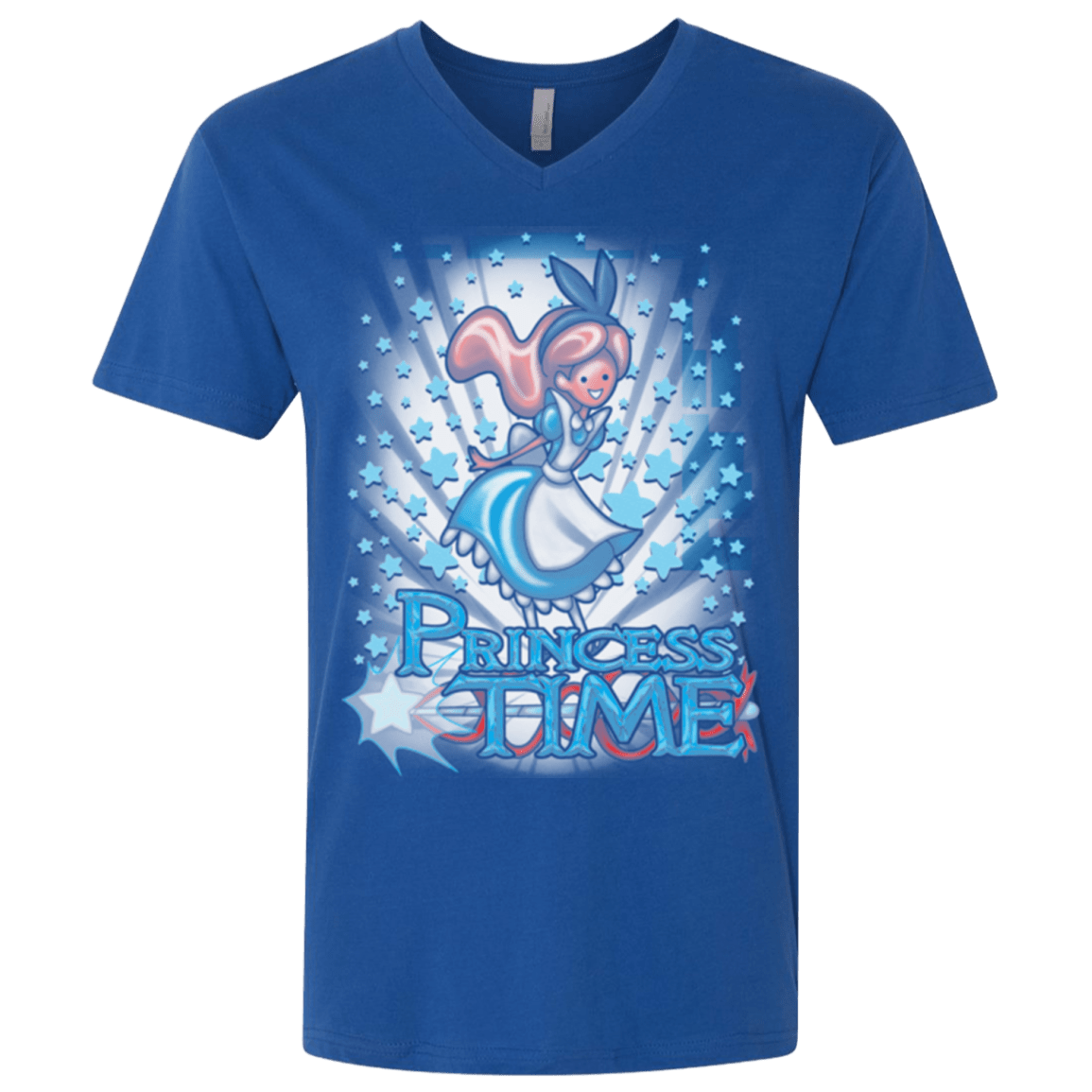 T-Shirts Royal / X-Small Princess Time Alice Men's Premium V-Neck