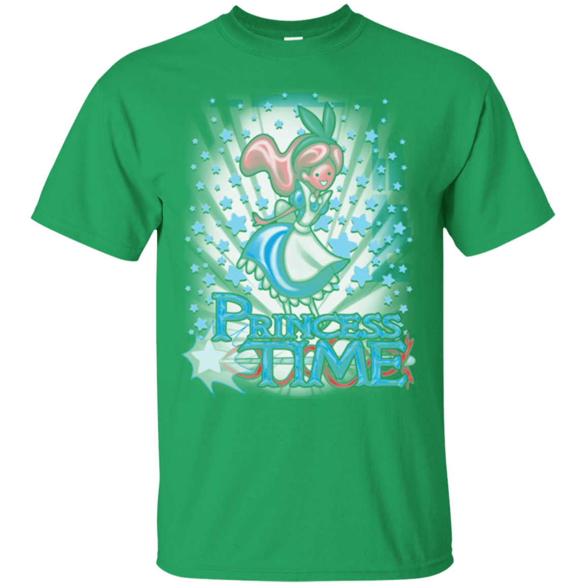 T-Shirts Irish Green / Small Princess Time Alice T-Shirt