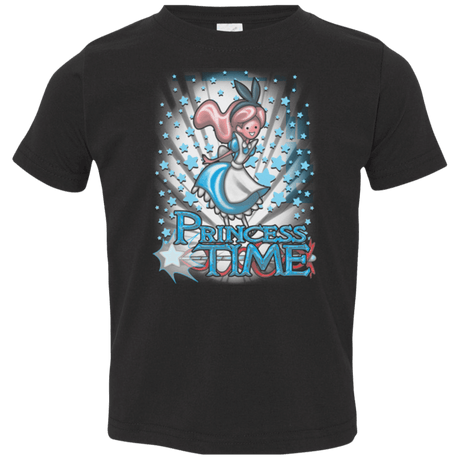 T-Shirts Black / 2T Princess Time Alice Toddler Premium T-Shirt