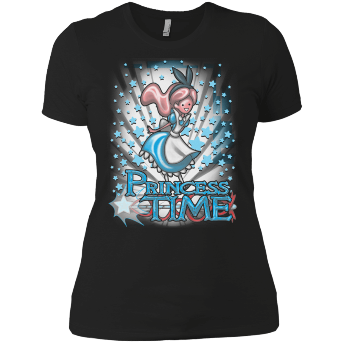 T-Shirts Black / X-Small Princess Time Alice Women's Premium T-Shirt