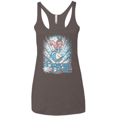 T-Shirts Macchiato / X-Small Princess Time Alice Women's Triblend Racerback Tank