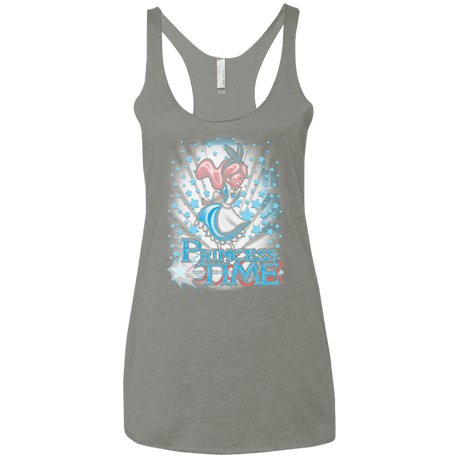 T-Shirts Venetian Grey / X-Small Princess Time Alice Women's Triblend Racerback Tank