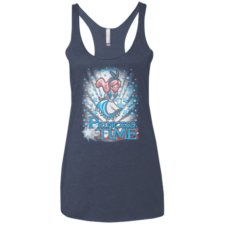 T-Shirts Vintage Navy / X-Small Princess Time Alice Women's Triblend Racerback Tank