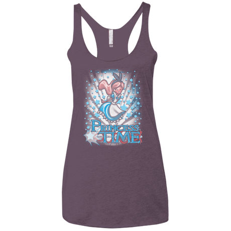 T-Shirts Vintage Purple / X-Small Princess Time Alice Women's Triblend Racerback Tank