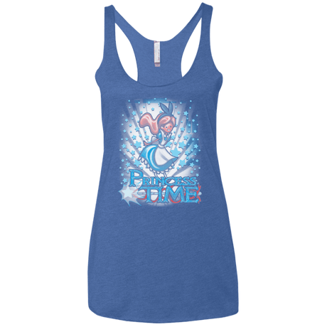 T-Shirts Vintage Royal / X-Small Princess Time Alice Women's Triblend Racerback Tank