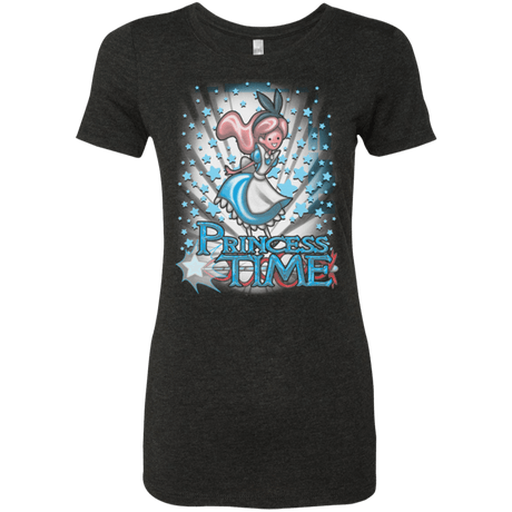 T-Shirts Vintage Black / Small Princess Time Alice Women's Triblend T-Shirt