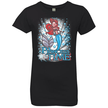 T-Shirts Black / YXS Princess Time Ariel Girls Premium T-Shirt