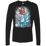 T-Shirts Black / Small Princess Time Ariel Men's Premium Long Sleeve