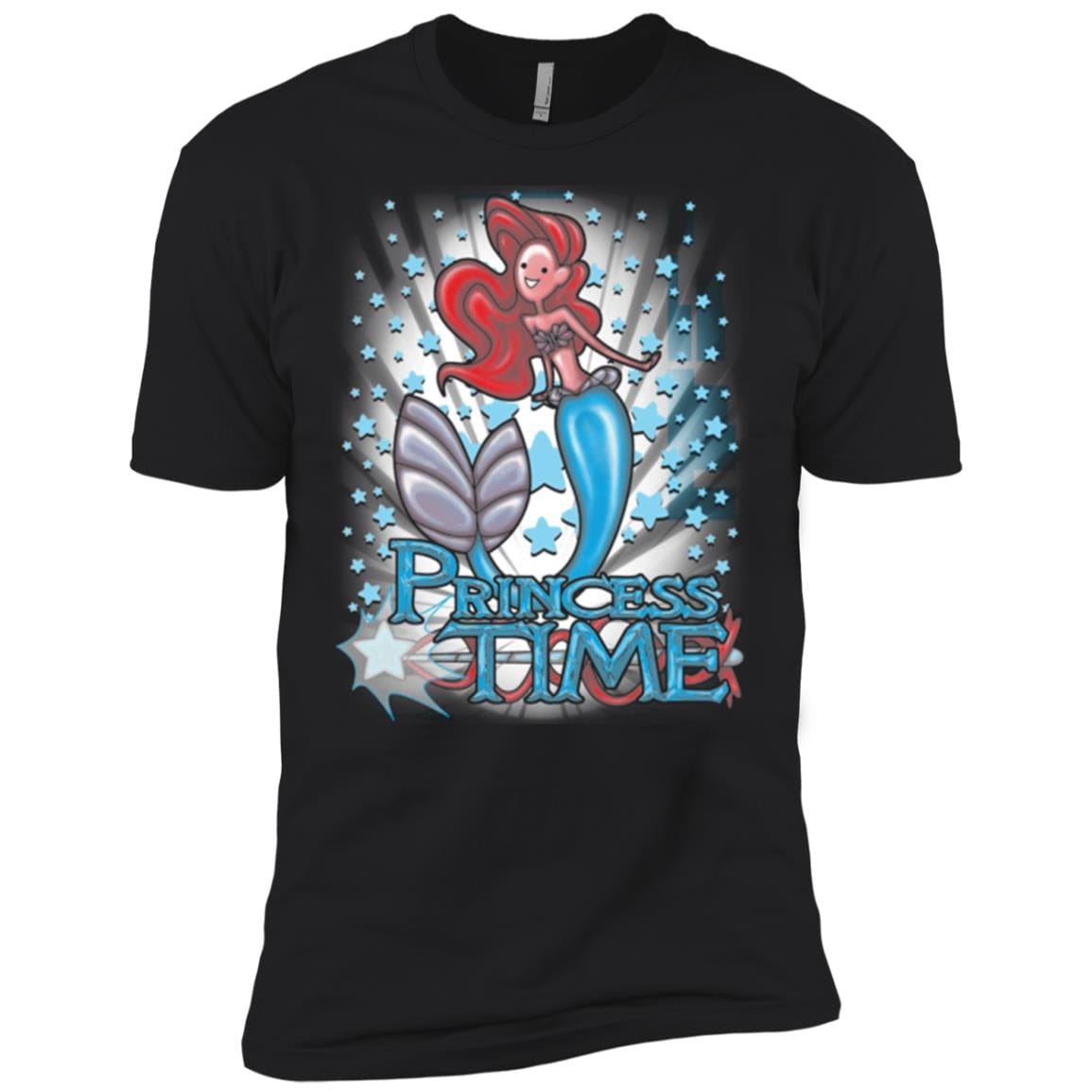 T-Shirts Black / X-Small Princess Time Ariel Men's Premium T-Shirt