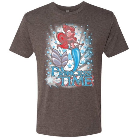 T-Shirts Macchiato / Small Princess Time Ariel Men's Triblend T-Shirt
