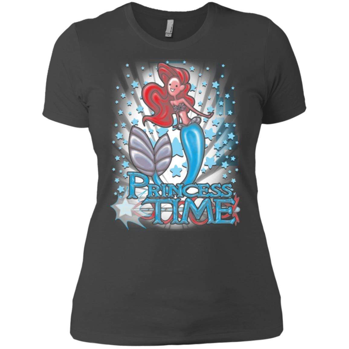 T-Shirts Heavy Metal / X-Small Princess Time Ariel Women's Premium T-Shirt