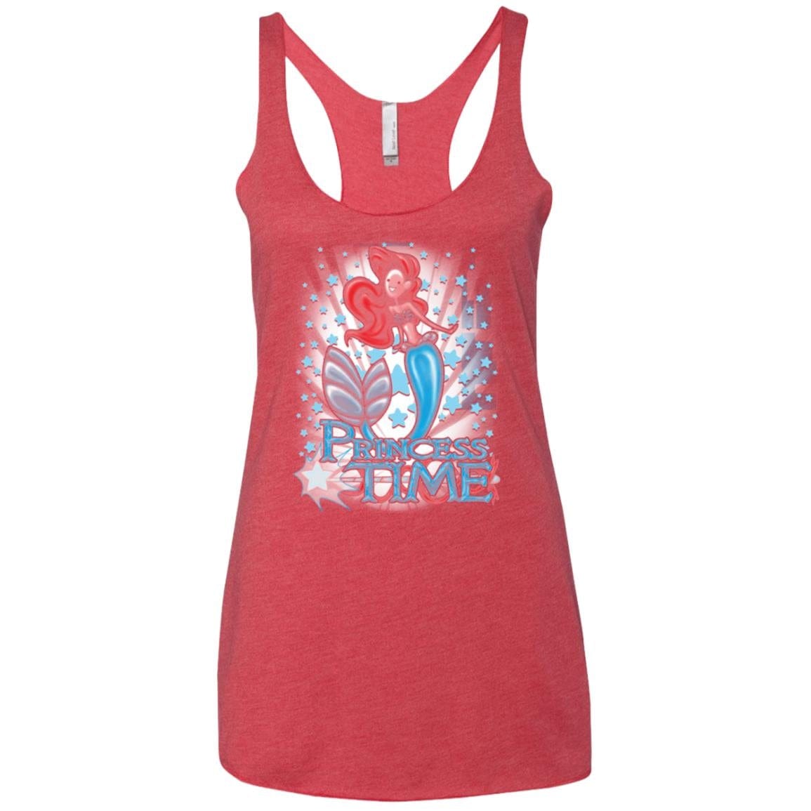 T-Shirts Vintage Red / X-Small Princess Time Ariel Women's Triblend Racerback Tank