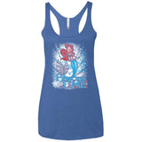 T-Shirts Vintage Royal / X-Small Princess Time Ariel Women's Triblend Racerback Tank
