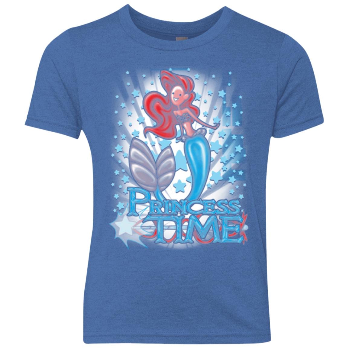 T-Shirts Vintage Royal / YXS Princess Time Ariel Youth Triblend T-Shirt