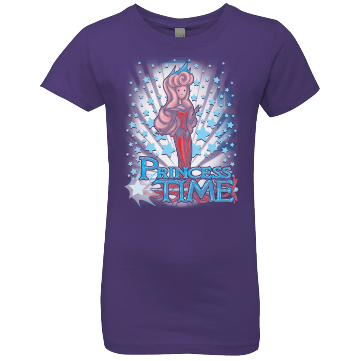 T-Shirts Purple Rush / YXS Princess Time Aurora Girls Premium T-Shirt