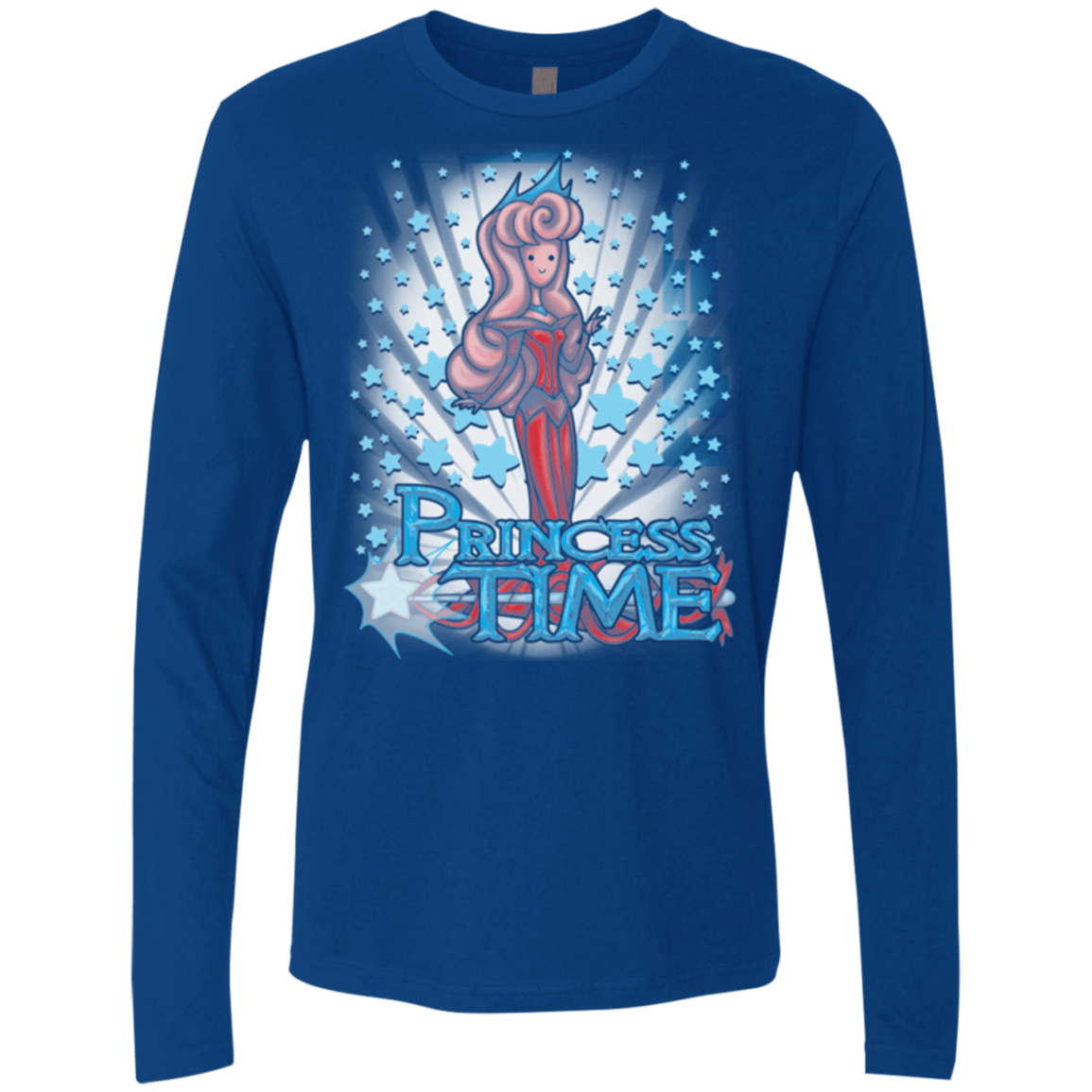T-Shirts Royal / Small Princess Time Aurora Men's Premium Long Sleeve