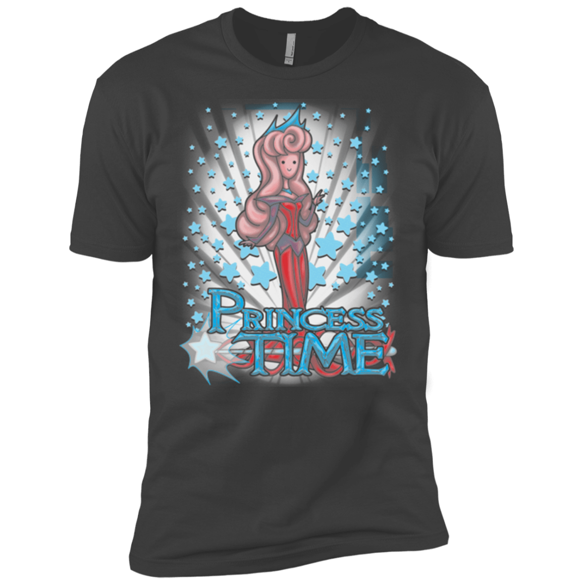 T-Shirts Heavy Metal / X-Small Princess Time Aurora Men's Premium T-Shirt
