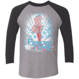 T-Shirts Premium Heather/ Vintage Black / X-Small Princess Time Aurora Men's Triblend 3/4 Sleeve