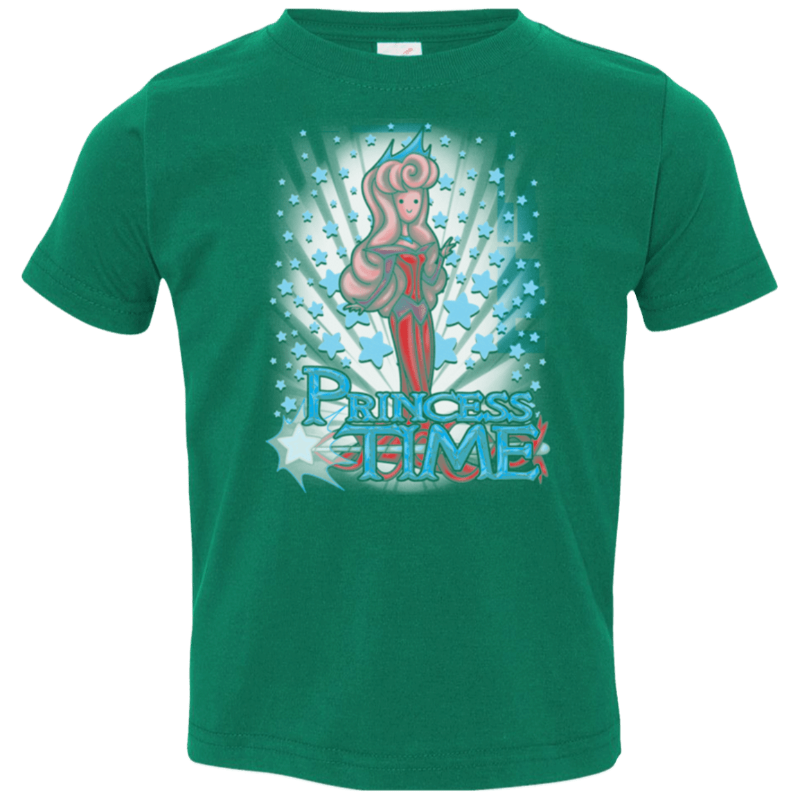 T-Shirts Kelly / 2T Princess Time Aurora Toddler Premium T-Shirt