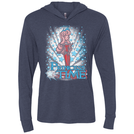 T-Shirts Vintage Navy / X-Small Princess Time Aurora Triblend Long Sleeve Hoodie Tee