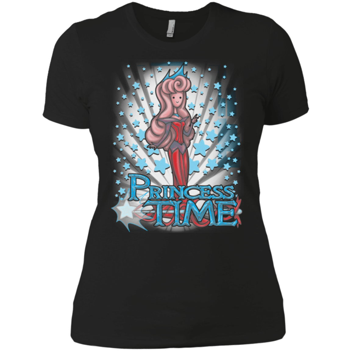 T-Shirts Black / X-Small Princess Time Aurora Women's Premium T-Shirt