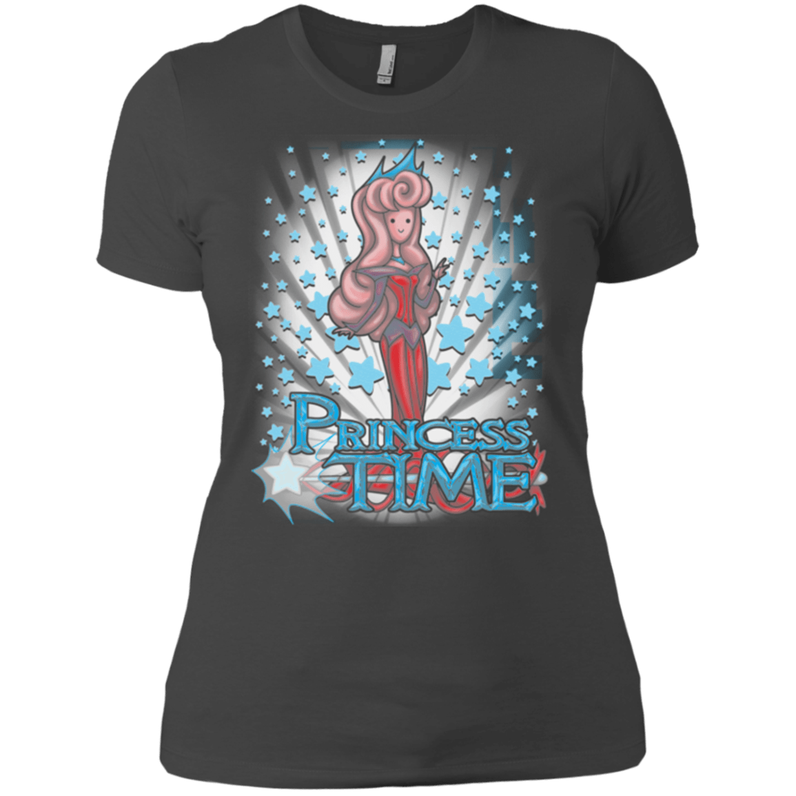 T-Shirts Heavy Metal / X-Small Princess Time Aurora Women's Premium T-Shirt