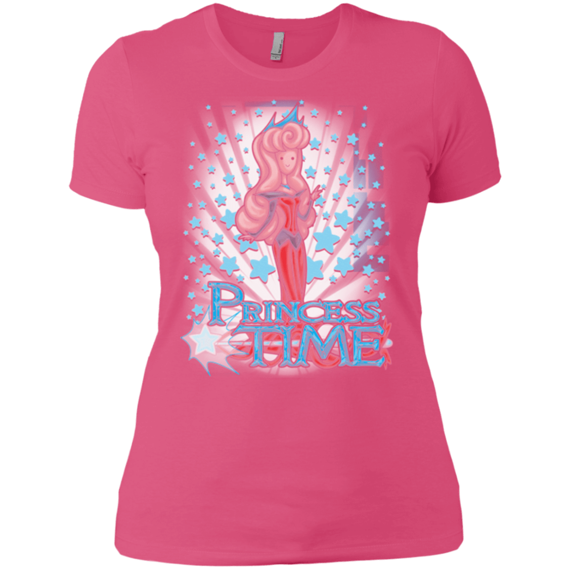 T-Shirts Hot Pink / X-Small Princess Time Aurora Women's Premium T-Shirt