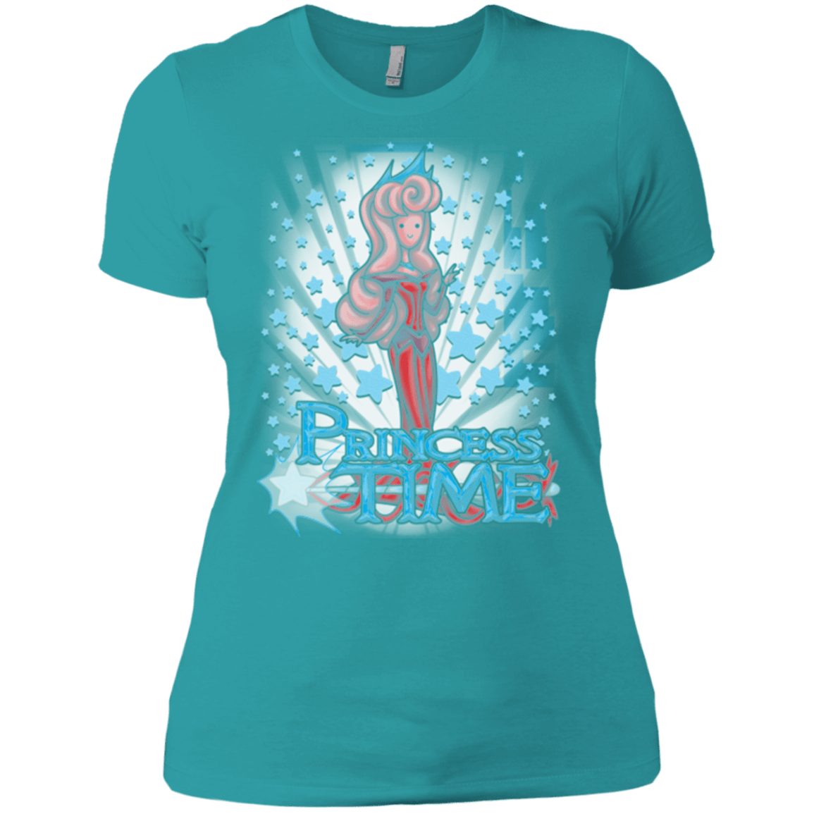 T-Shirts Tahiti Blue / X-Small Princess Time Aurora Women's Premium T-Shirt