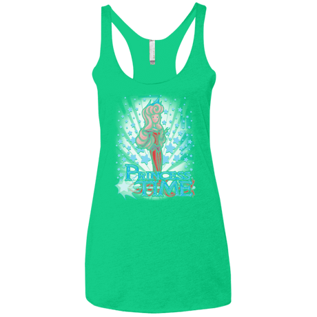 T-Shirts Envy / X-Small Princess Time Aurora Women's Triblend Racerback Tank