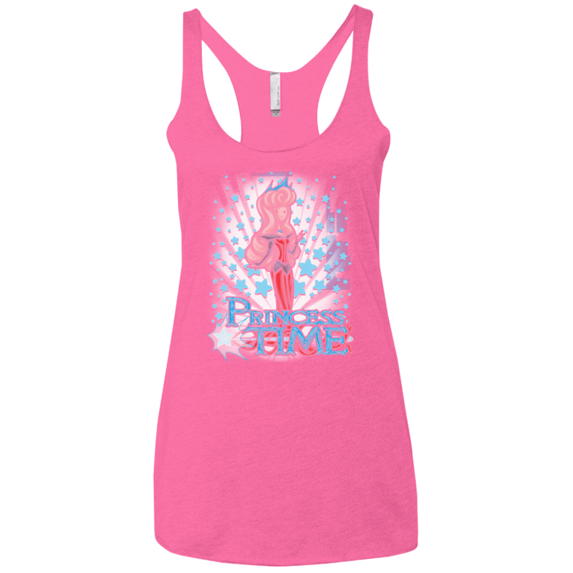 T-Shirts Vintage Pink / X-Small Princess Time Aurora Women's Triblend Racerback Tank