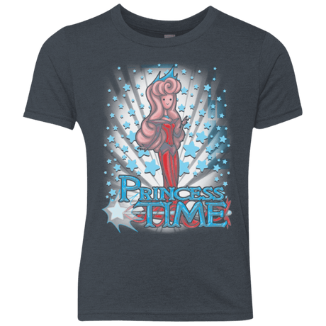 T-Shirts Vintage Navy / YXS Princess Time Aurora Youth Triblend T-Shirt