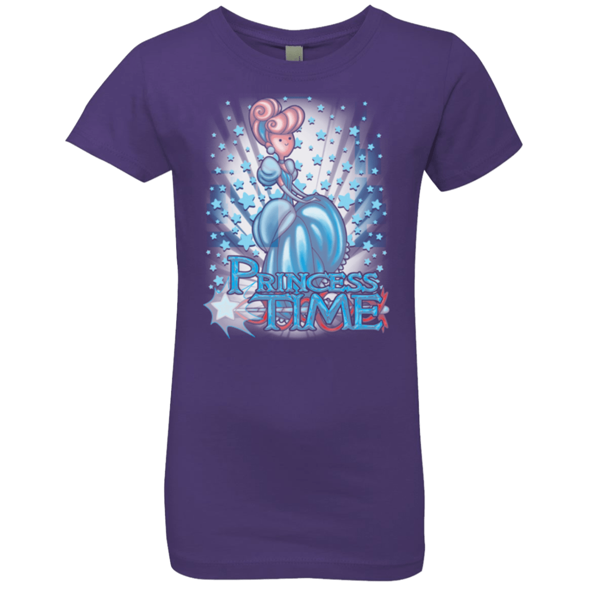 T-Shirts Purple Rush / YXS Princess Time Cinderella Girls Premium T-Shirt