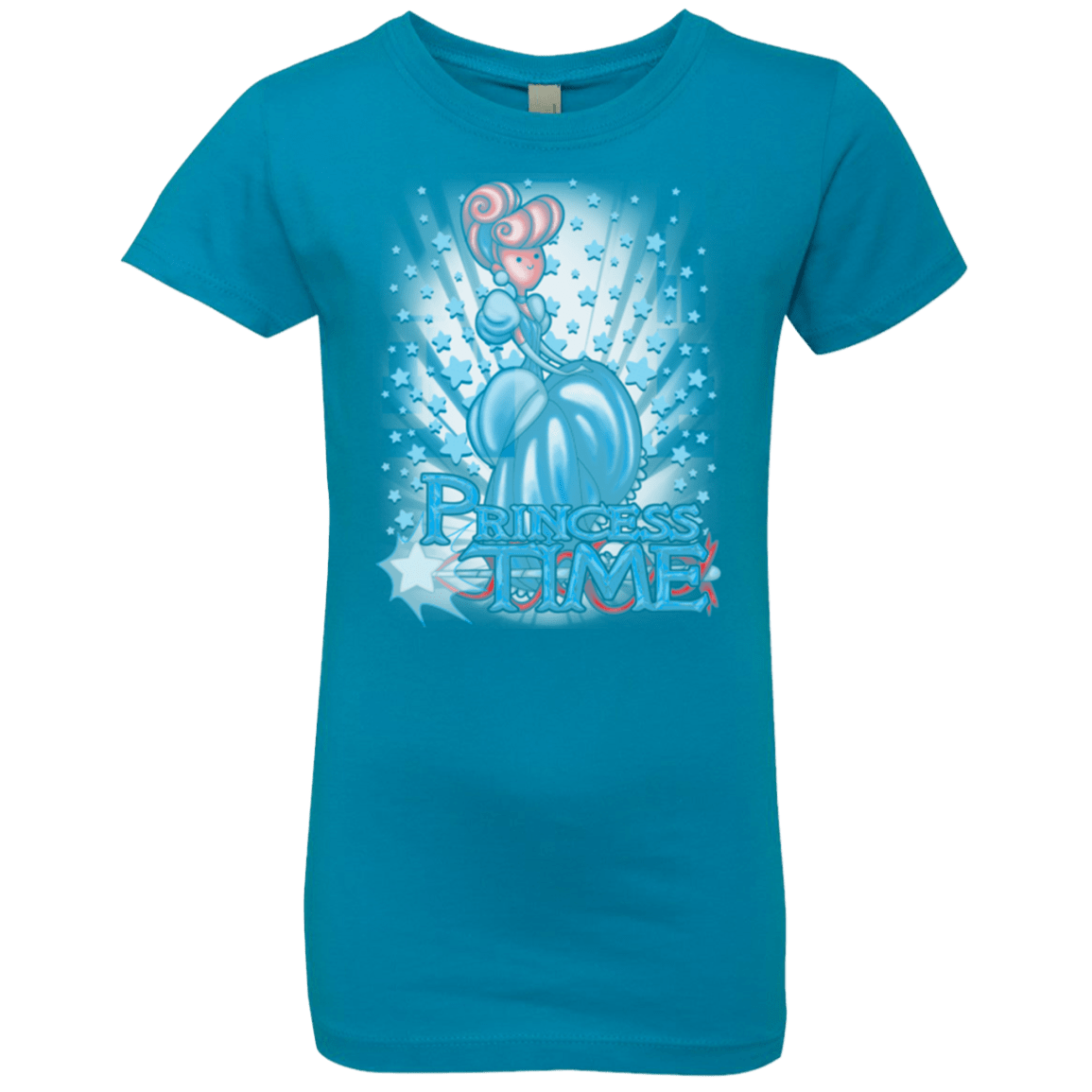 T-Shirts Turquoise / YXS Princess Time Cinderella Girls Premium T-Shirt