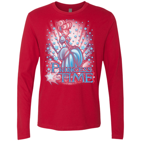 T-Shirts Red / Small Princess Time Cinderella Men's Premium Long Sleeve