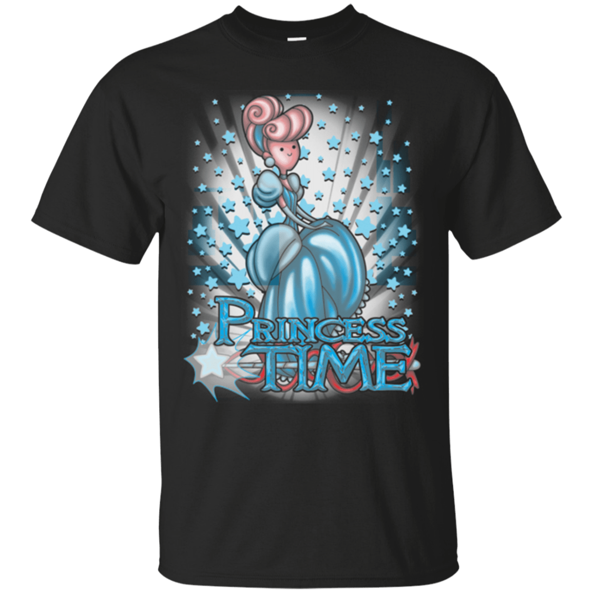 T-Shirts Black / Small Princess Time Cinderella T-Shirt