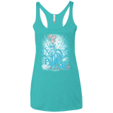 T-Shirts Tahiti Blue / X-Small Princess Time Cinderella Women's Triblend Racerback Tank