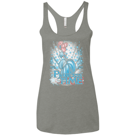 T-Shirts Venetian Grey / X-Small Princess Time Cinderella Women's Triblend Racerback Tank