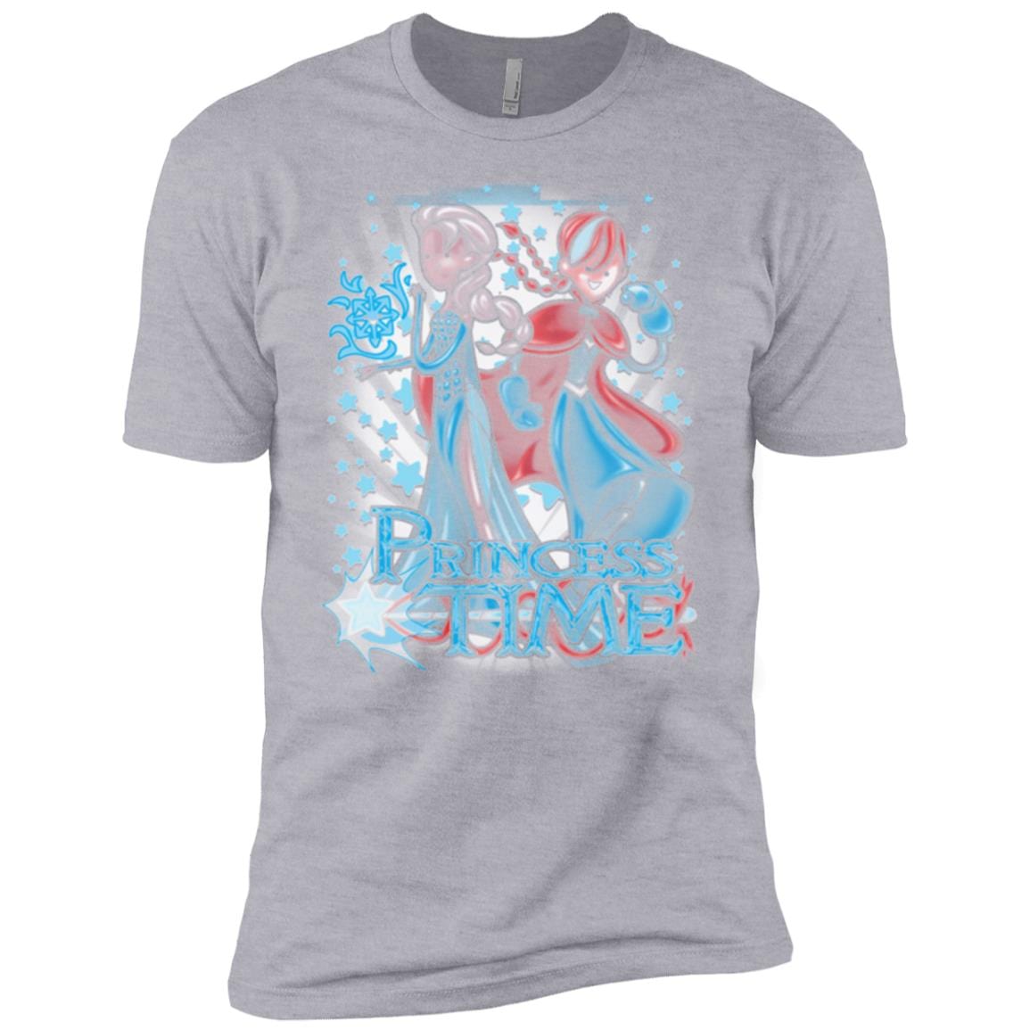 T-Shirts Heather Grey / YXS Princess Time Elsa Anna Boys Premium T-Shirt