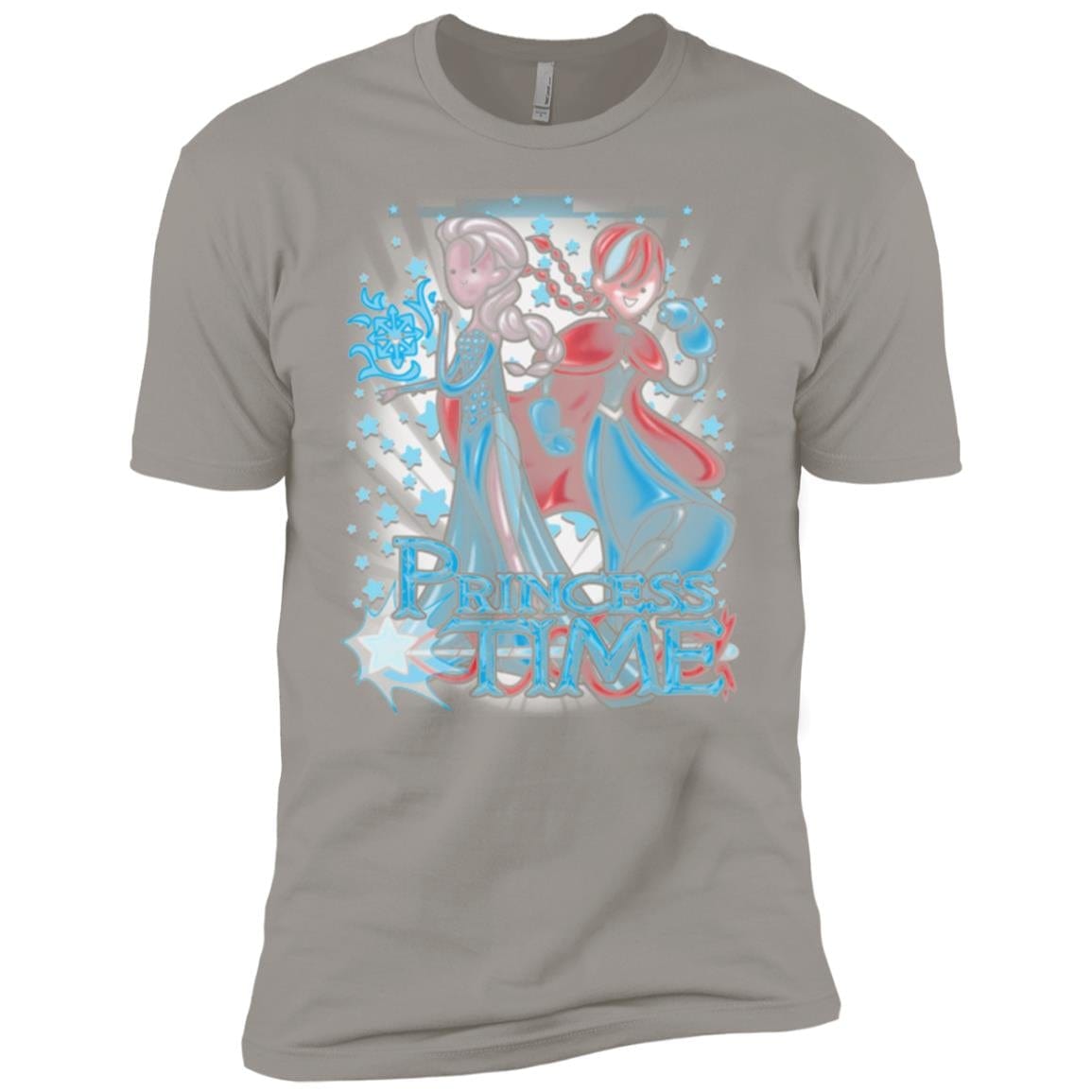 T-Shirts Light Grey / YXS Princess Time Elsa Anna Boys Premium T-Shirt