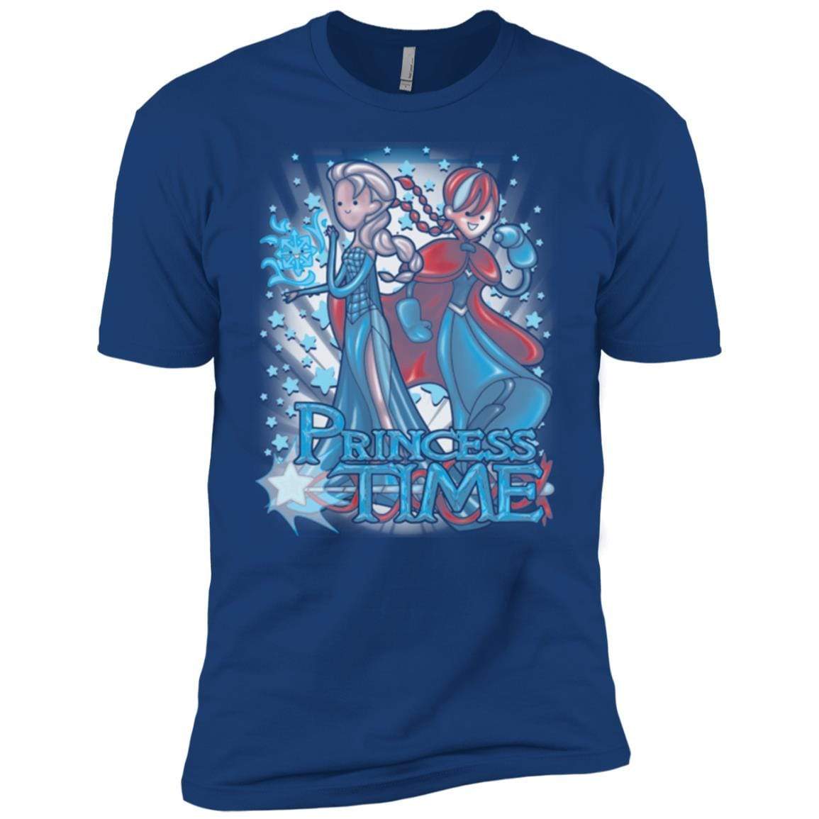T-Shirts Royal / YXS Princess Time Elsa Anna Boys Premium T-Shirt