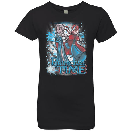 T-Shirts Black / YXS Princess Time Elsa Anna Girls Premium T-Shirt