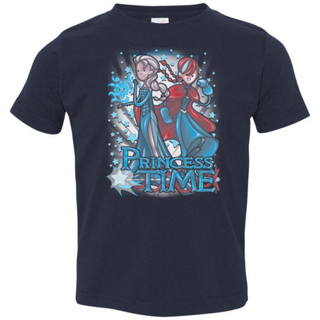 T-Shirts Navy / 2T Princess Time Elsa Anna Toddler Premium T-Shirt