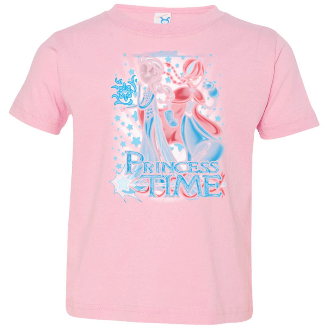 T-Shirts Pink / 2T Princess Time Elsa Anna Toddler Premium T-Shirt