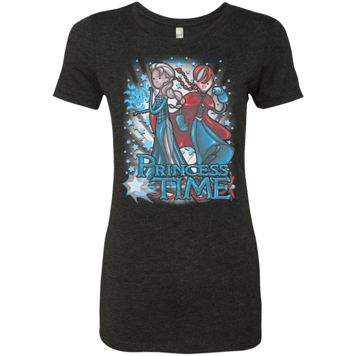 Princess Time Elsa Anna Women's Triblend T-Shirt