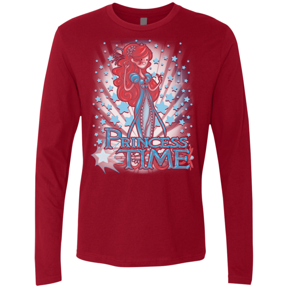 T-Shirts Cardinal / Small Princess Time Giselle Men's Premium Long Sleeve