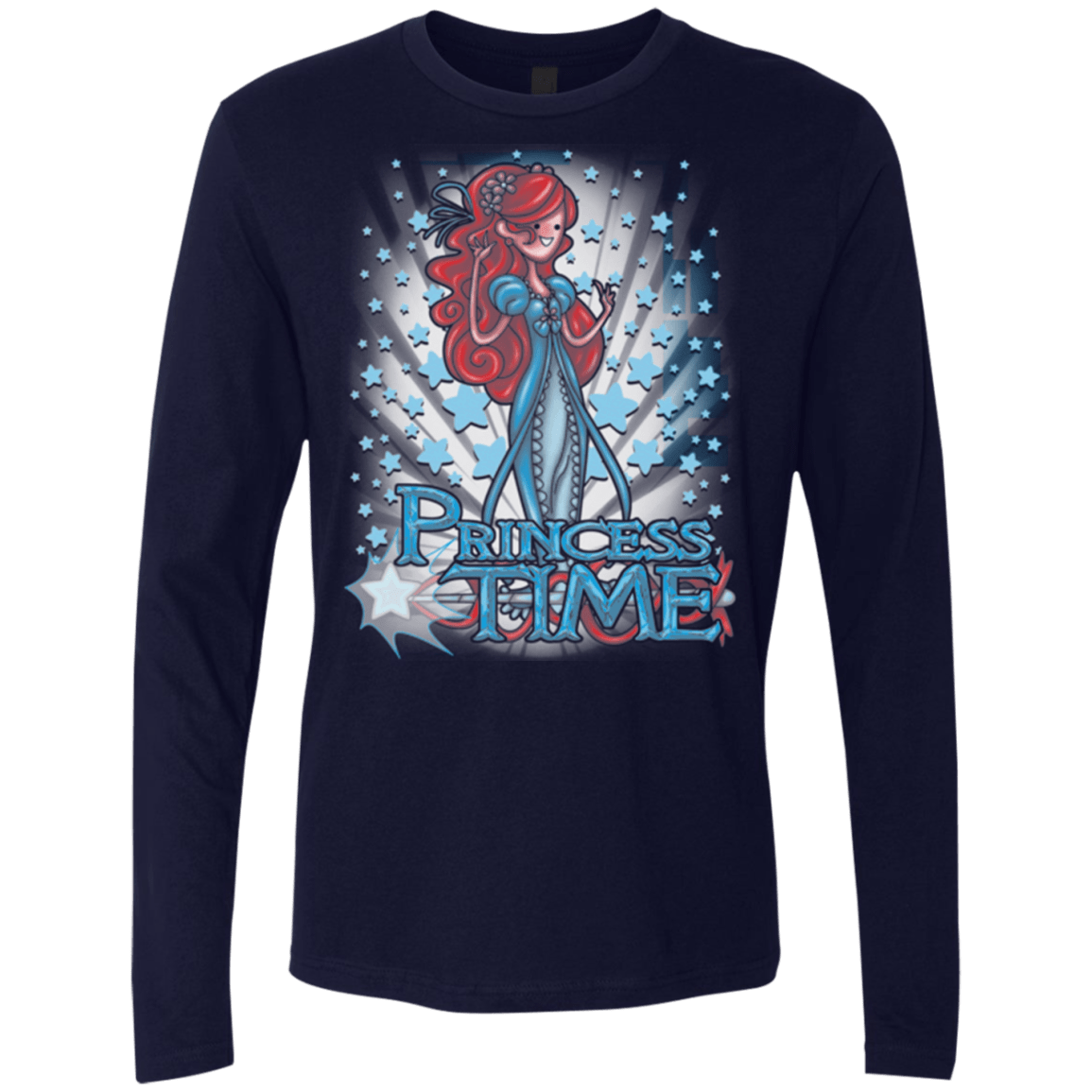 T-Shirts Midnight Navy / Small Princess Time Giselle Men's Premium Long Sleeve